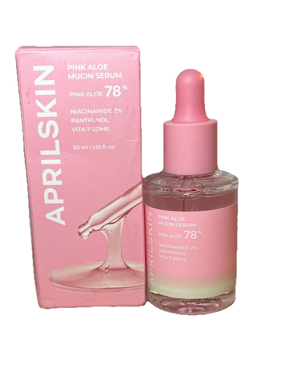 Pink Aloe Mucin Serum - Hydrating Pink Facial Serum